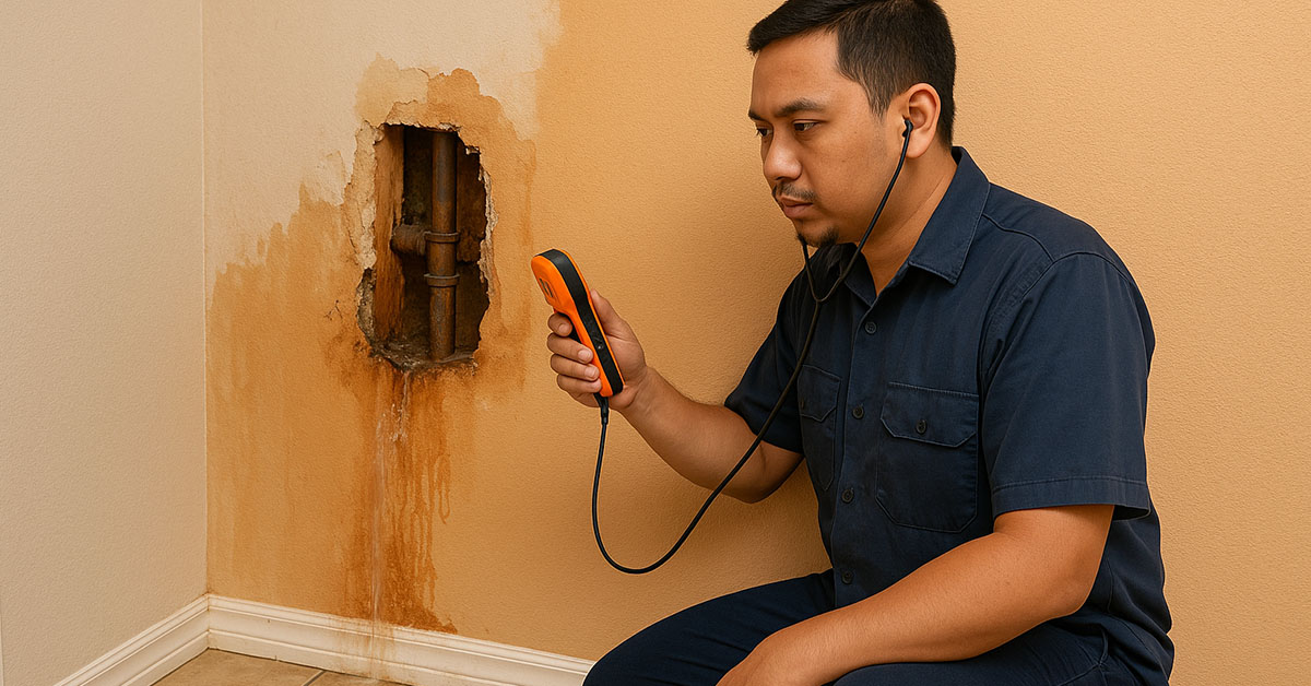 Cara Kenal Pasti Paip Pecah di Dalam Dinding