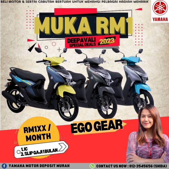 Motosikal Yamaha Deposit Murah