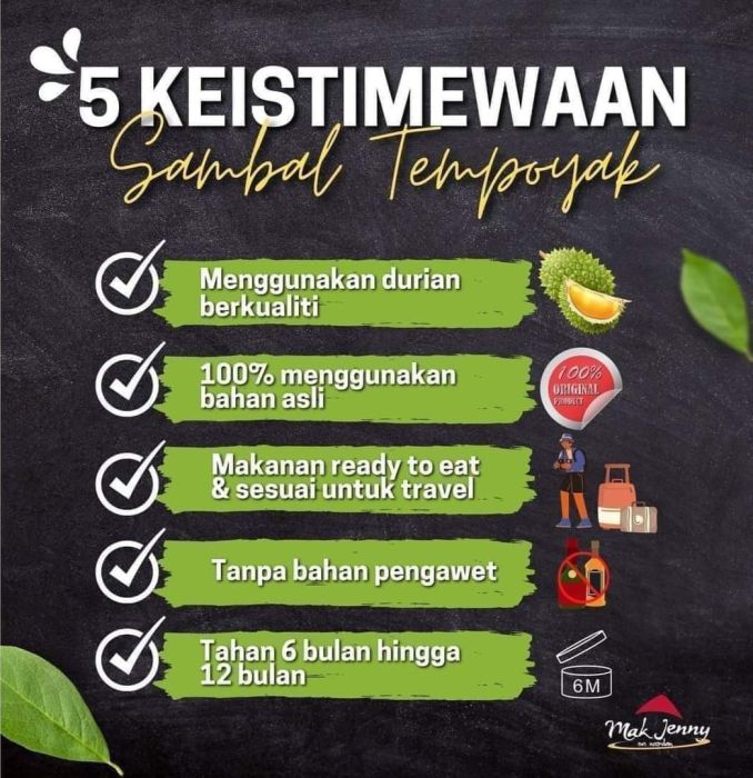 Sambal Tempoyak Omak Jenny