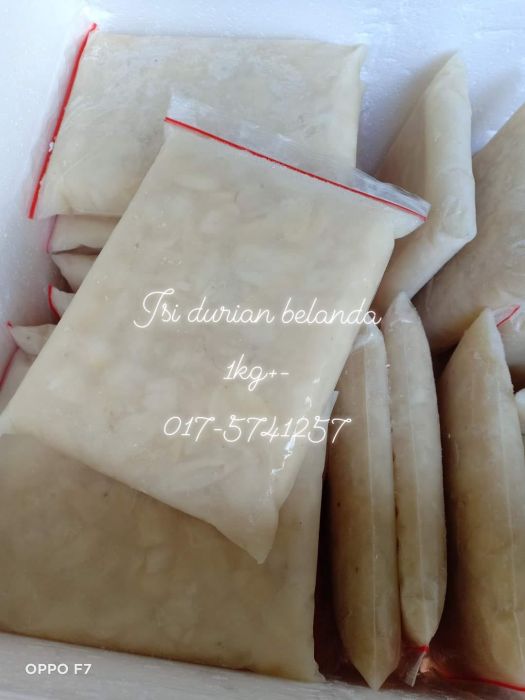 Isi Durian Belanda Sejuk Beku