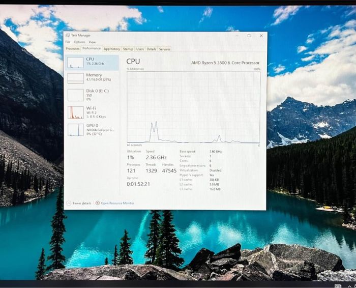 PC Gaming Ryzen 5 3500 GTX 1050 Ti
