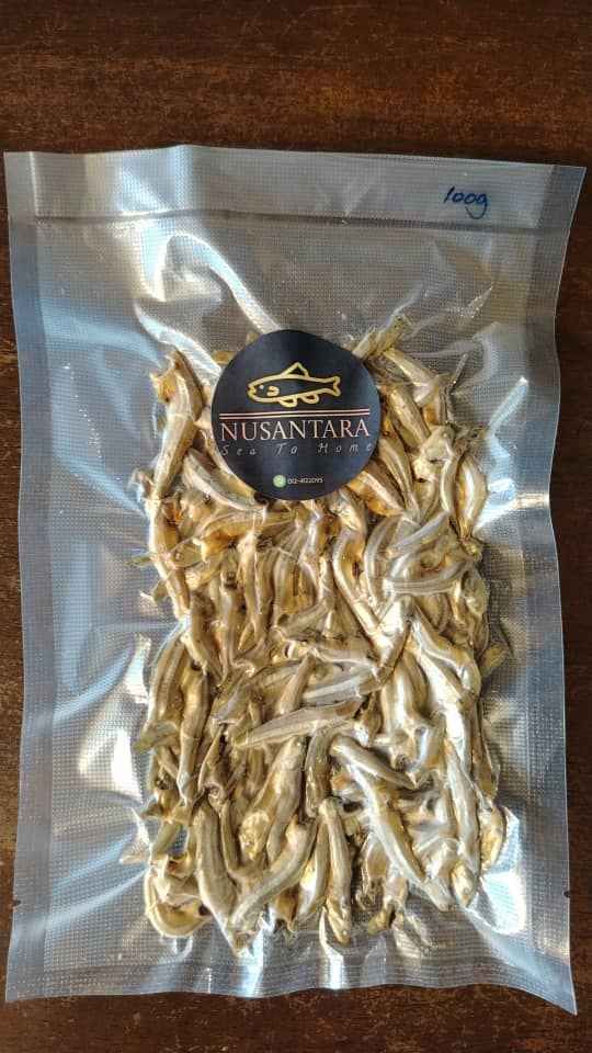 Ikan bilis dan udang kering segar Nusantara Bilis