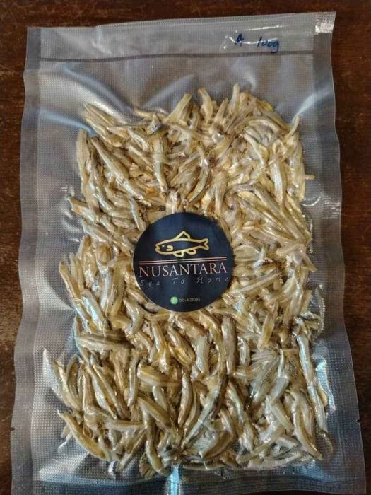 Ikan bilis dan udang kering segar Nusantara Bilis