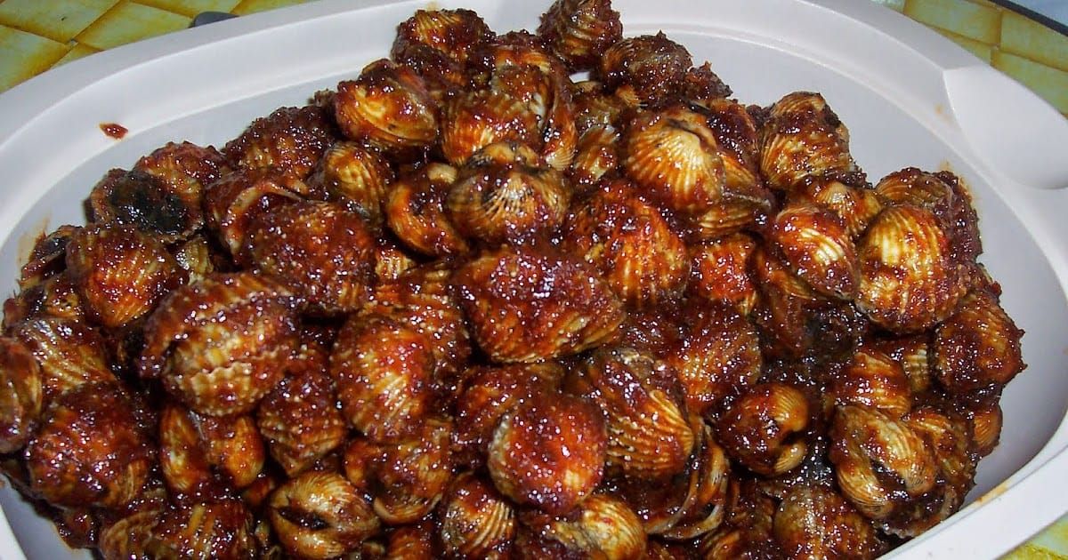 Kerang sambal kerang rebus My Kanji