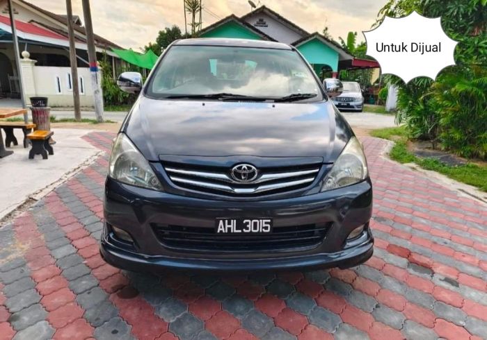 2011 Toyota Innova E Spec 2.0 Auto