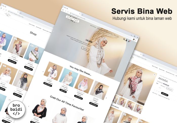 Servis bina laman web