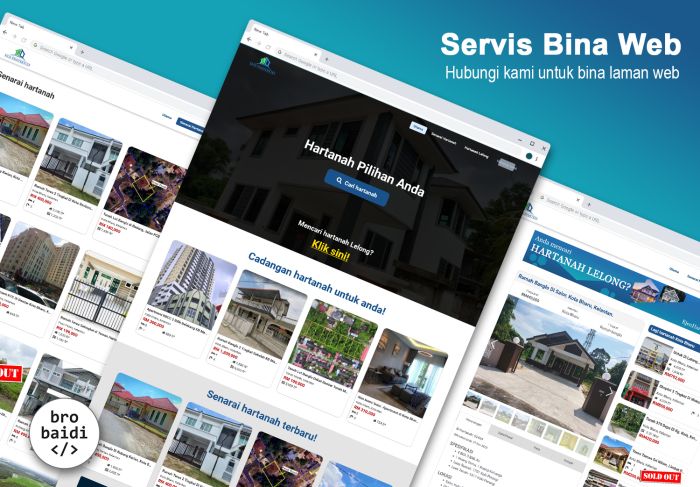 Servis bina laman web