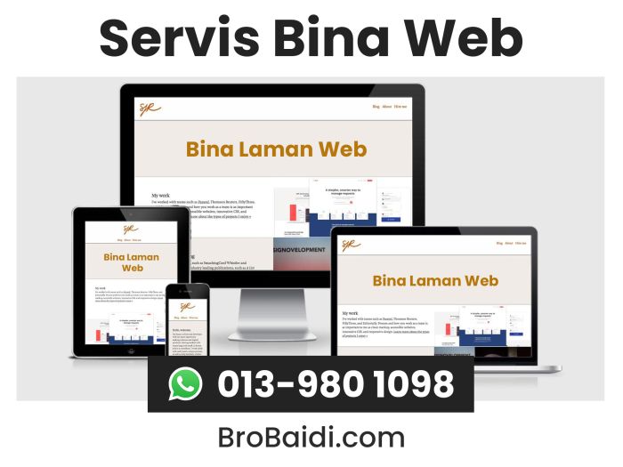 Servis bina laman web