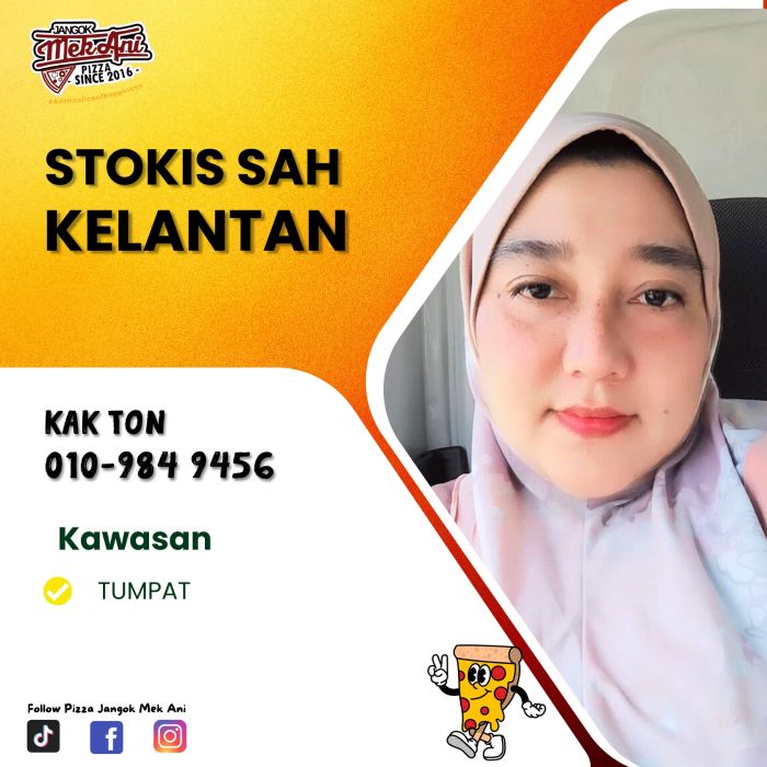 Stokis Kelantan Pizza Jangok Mek Ani