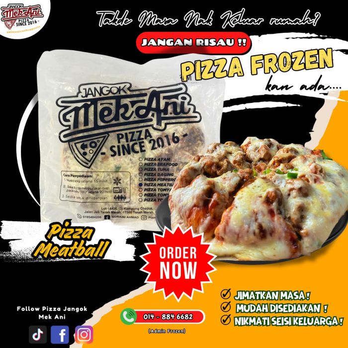 Stokis Selangor / KL Pizza Jangok Mek Ani