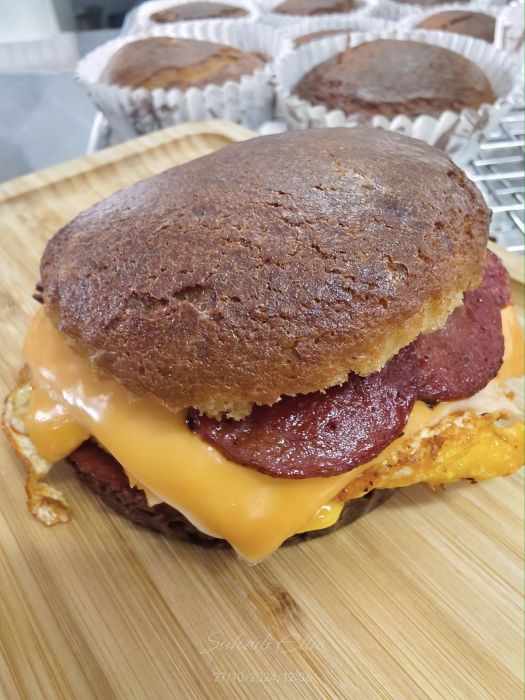 Roti Burger Almond 6Brads