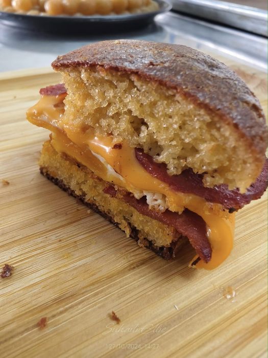 Roti Burger Almond 6Brads