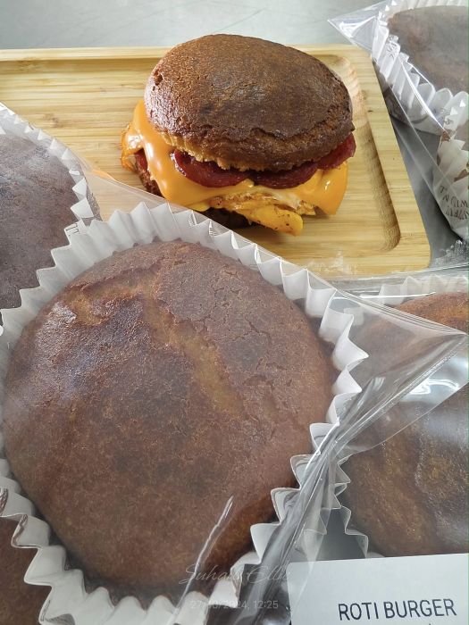 Roti Burger Almond 6Brads