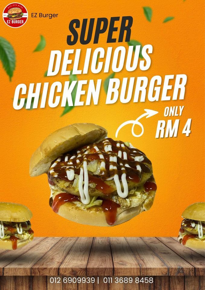 Burger dan Roti John Tawau