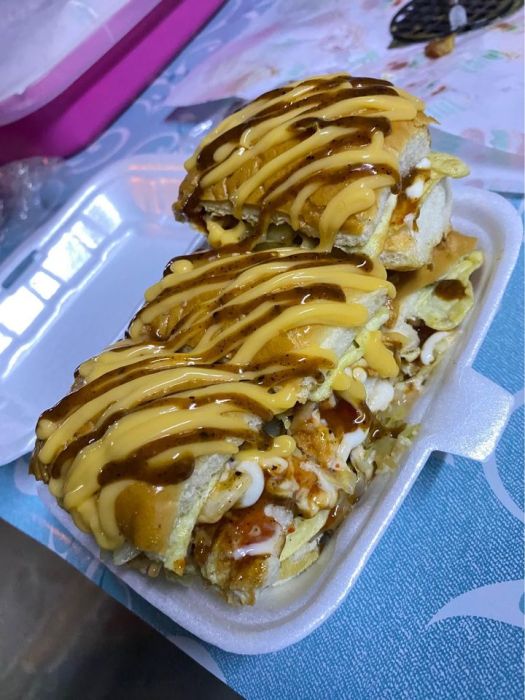Burger dan Roti John Tawau