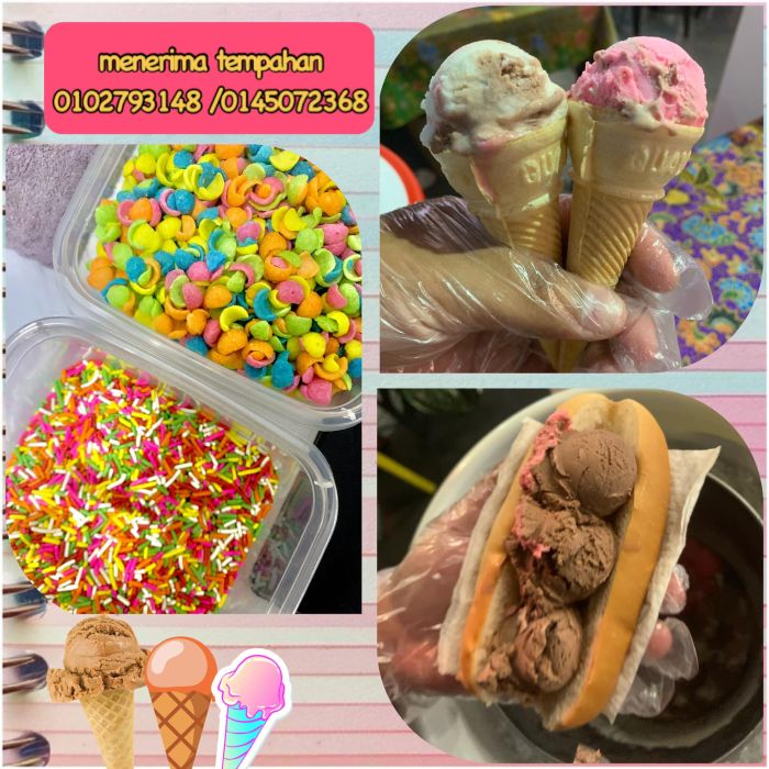 Tempahan katering aiskrim scoop