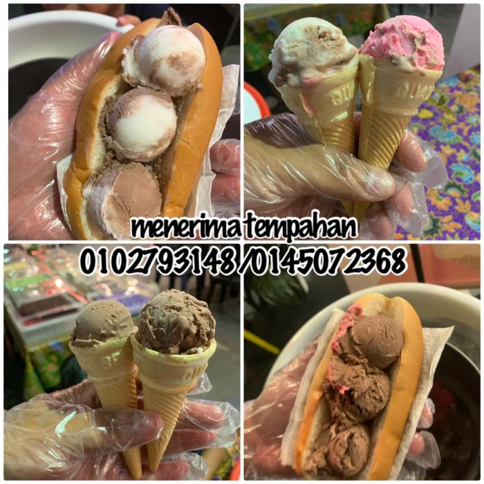 Tempahan katering aiskrim scoop
