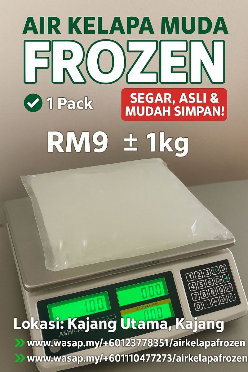 Air Kelapa Muda Frozen