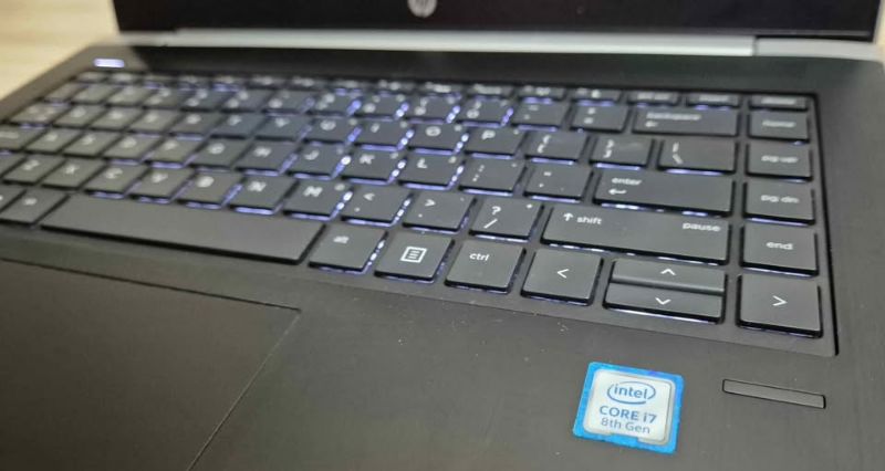 HP Probook I7 8TH 8GB RAM | 256GB SSD Backlit Keyboard